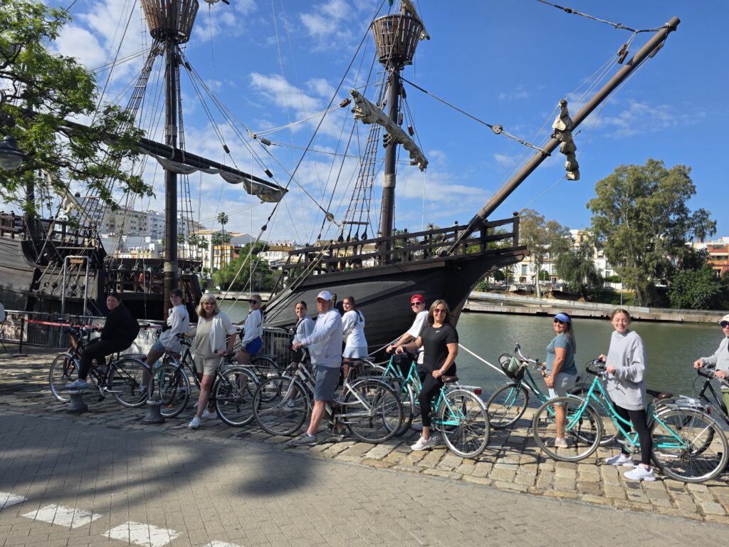 Bike tour in Seville.