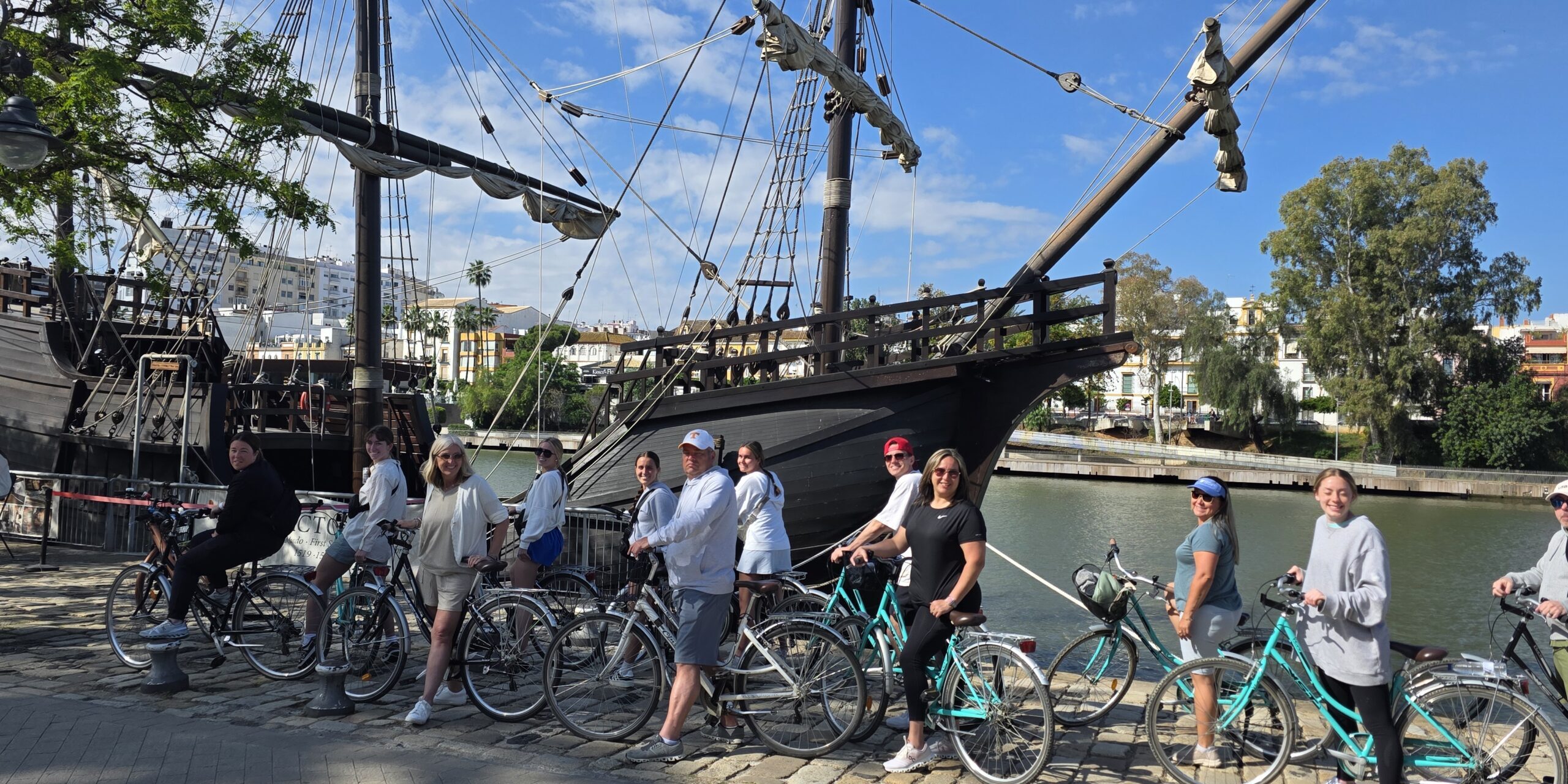 Bike tour in Seville.